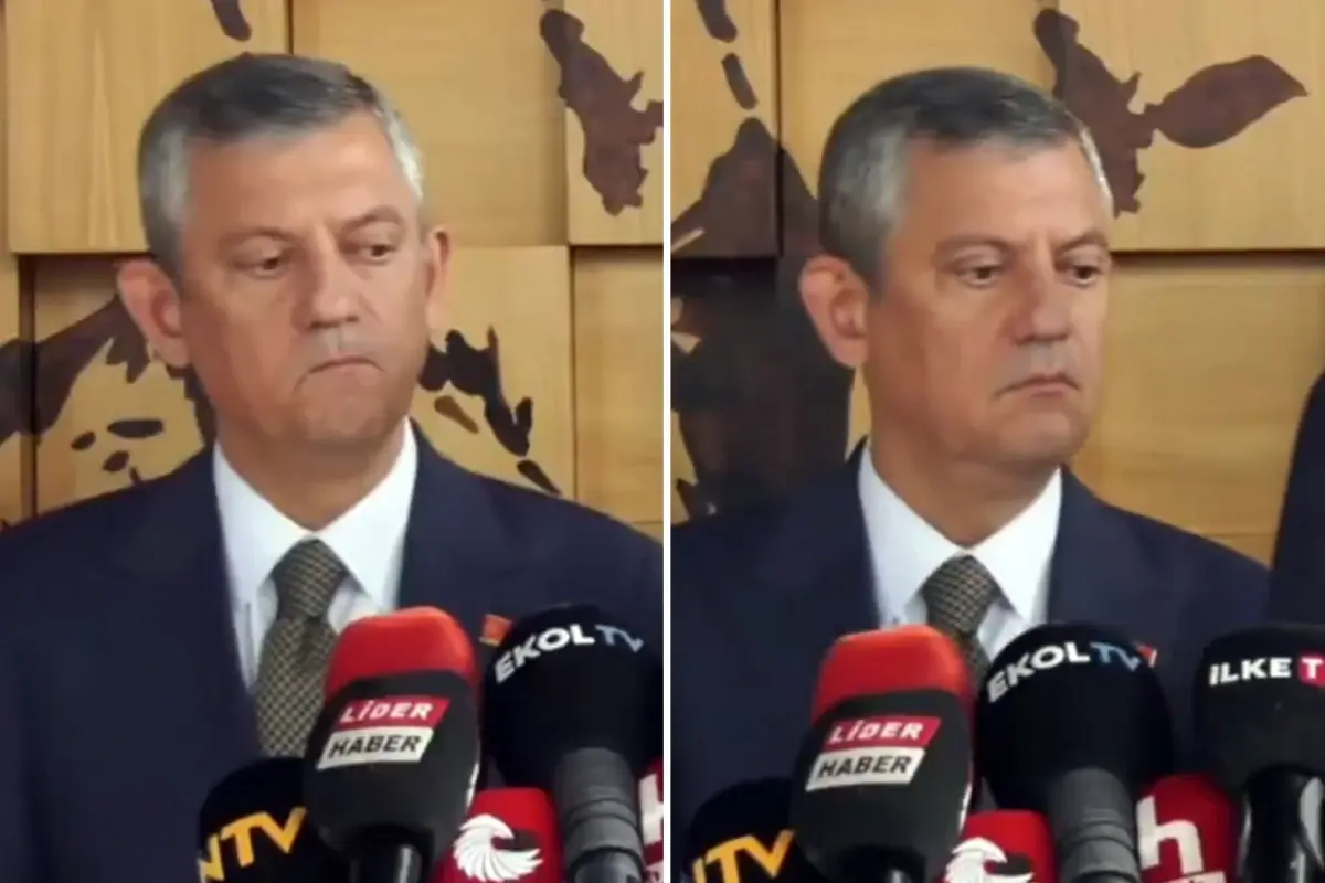 Özgür Özel Basın Toplantısı Sırasında Kameralara Yansıdı