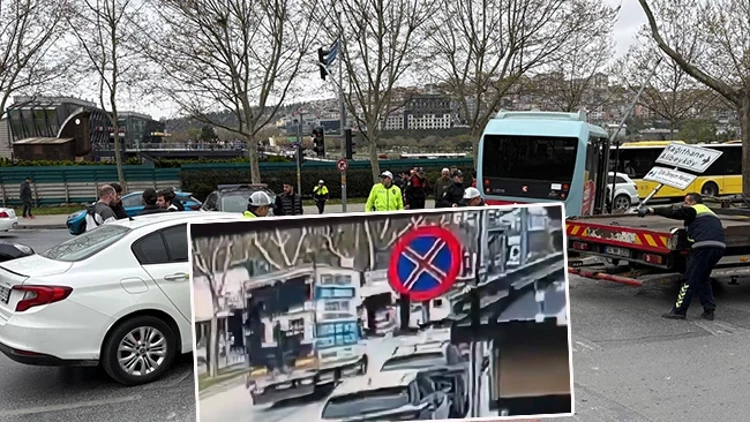 Beyoğlu’nda Dolmuş Kazası 5 Yolcu Yaralandı O Anlar Kamerada