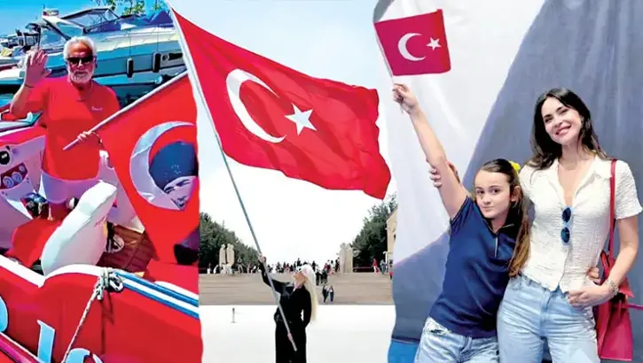 Magazin Dünyasında 19 Mayıs Coşkusu Yer Gök Kırmızı Beyaz Oldu