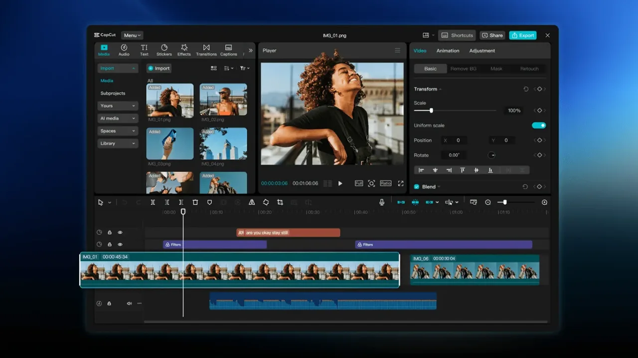 CapCut Pad Android Tabletlerde Masaüstü Seviyesinde Video Düzenleme Sunuyor