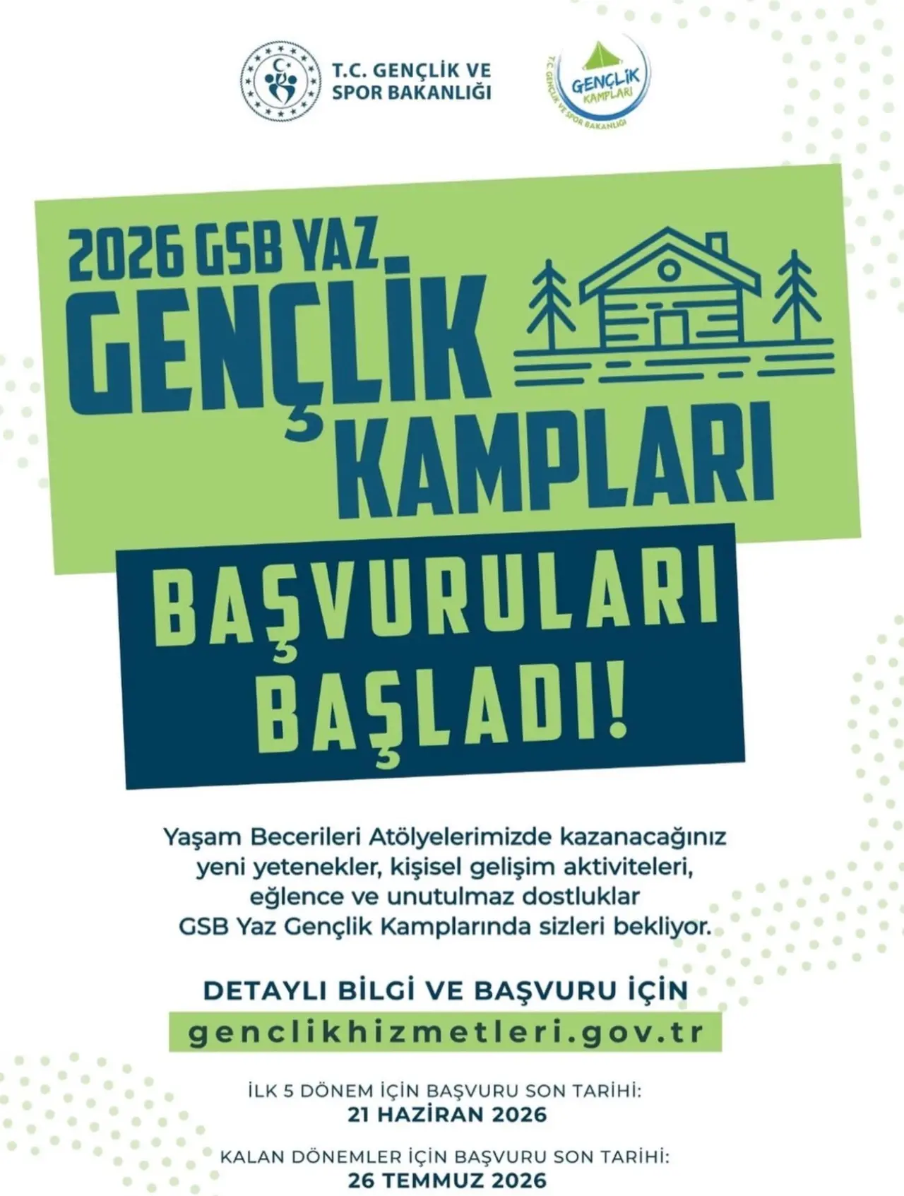 GSB Yaz Gençlik Kampı Başvuruları Ne Zaman Sona Erecek?