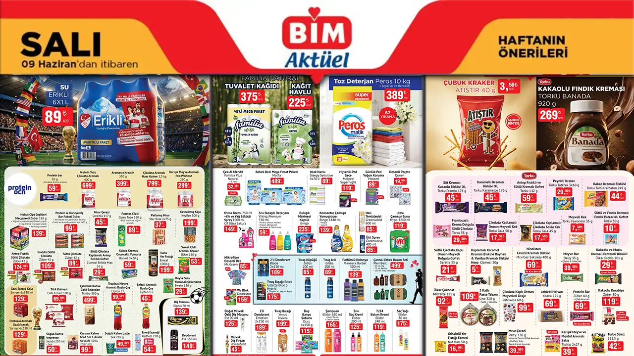 BİM 9 Haziran 2026 Aktüel Ürünler Kataloğu Yayınlandı