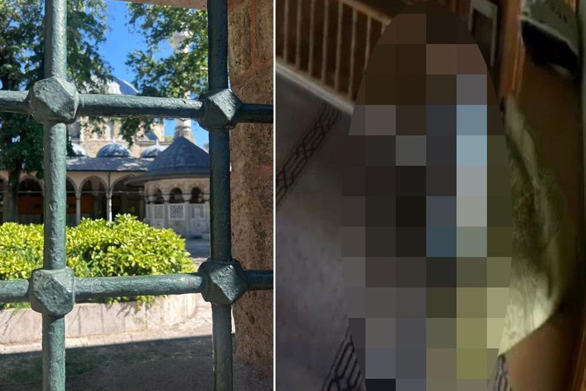 Tarihi Camide Skandal Olay: Güvenlik Kameraları Gerçeği Ortaya Çıkardı
