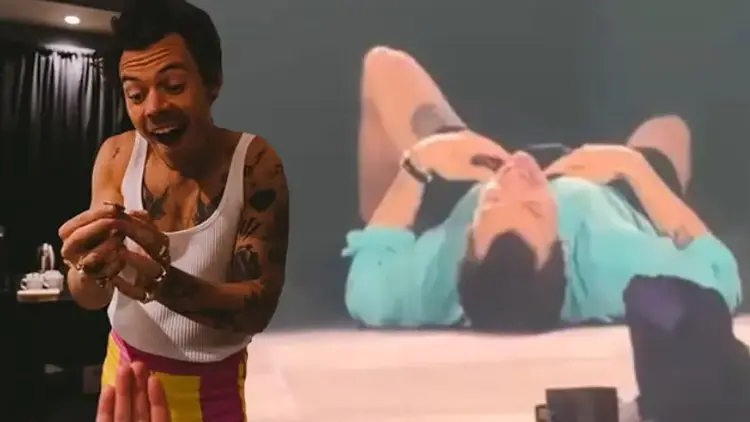 Harry Styles Konserde Talihsiz Anlar Yaşadı! Performansına Kısa Süre Ara Verdi