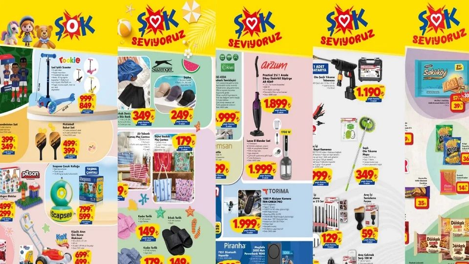 ŞOK 8 Temmuz 2026 Aktüel Ürünler Kataloğu Yayınlandı! İşte Bu Haftanın İndirimli Ürünleri