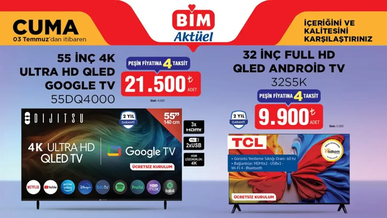 BİM 3 Temmuz 2026 Aktüel Ürünler Kataloğu Yayınlandı: Teknoloji Ve Ev Ürünlerinde İndirimler Başladı