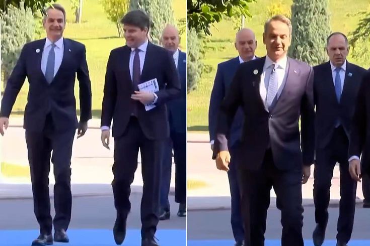 Herkes Kiryakos Miçotakis'in NATO Zirvesindeki Yürüyüşünü Konuşuyor