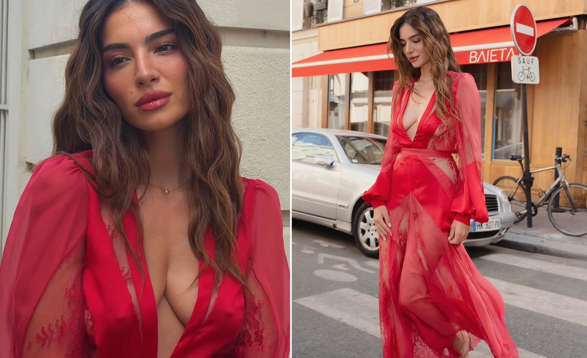 Melisa Aslı Pamuk Paris Moda Haftası'nda Göz Kamaştırdı! Cesur Tarzı Gündem Oldu