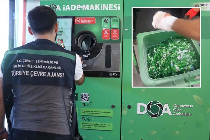 Depozito İade Makinesinin İçi İlk Kez Görüntülendi: Şişeler Böyle Ayrıştırılıyor