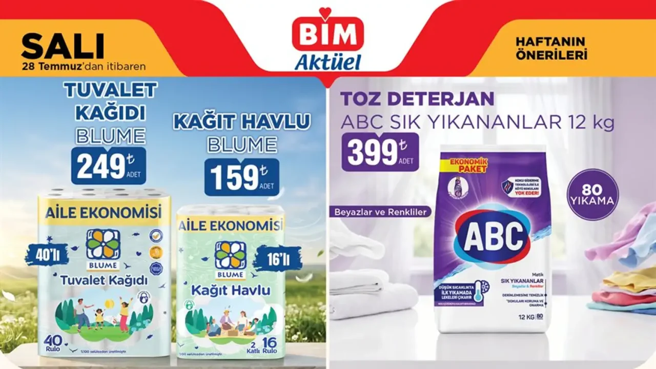 BİM 28 Temmuz 2026 Aktüel Ürünler Kataloğu Yayınlandı: İşte İndirimli Ürünler