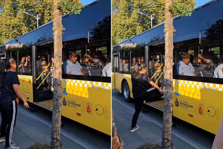 İETT Otobüsünde Yaşanan Gerginlik Kameralara Yansıdı