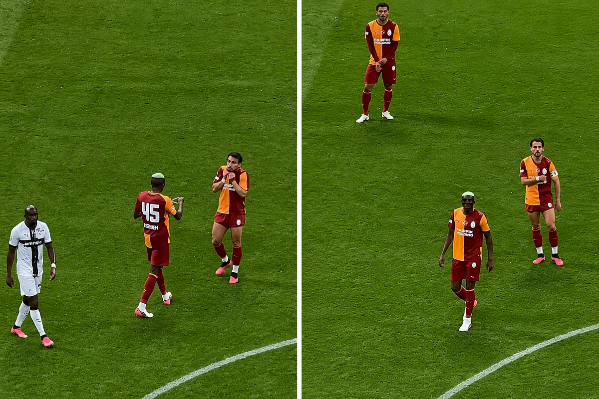 Galatasaray'da Osimhen'in Kaptanlık Hareketi Gündem Oldu