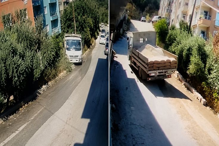 Kum Yüklü Kamyon Bahçeye Uçtu! 10 Çocuk Annesi Sakine Altınöz Hayatını Kaybetti