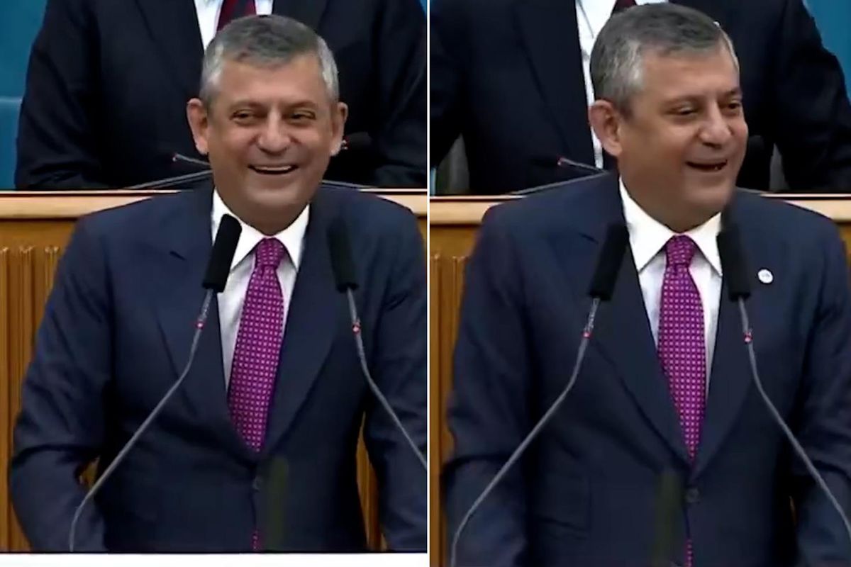 Özgür Özel'in İlk Grup Toplantısında Dikkat Çeken An! Dil Sürçmesi Gülümsetti