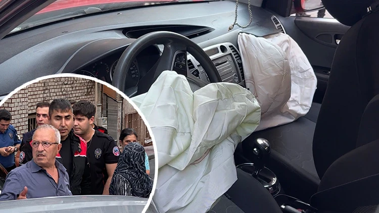 İstanbul’da Düğün Konvoyunda Kaza: Otomobil Binanın Girişine Çarptı