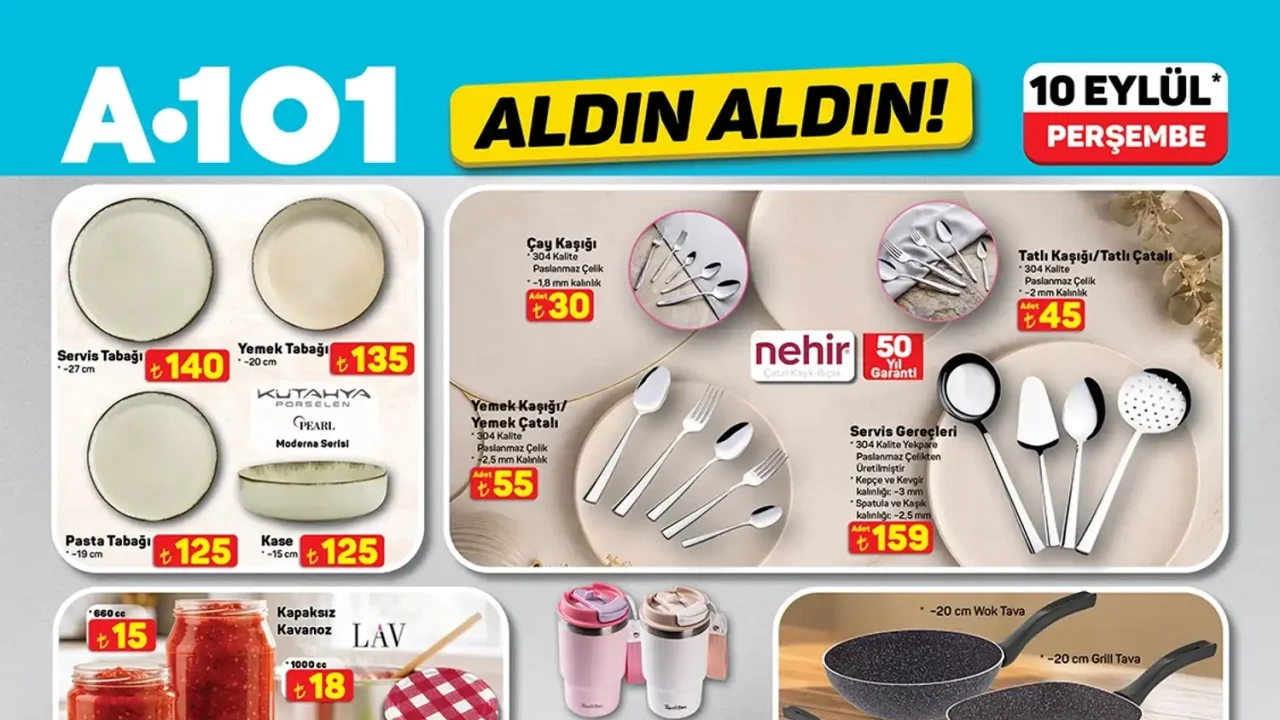 A101 10 Eylül 2026 Aktüel Kataloğunda Neler Var? Samsung TV, Motosiklet Ve Beyaz Eşya Fiyatları Belli Oldu!