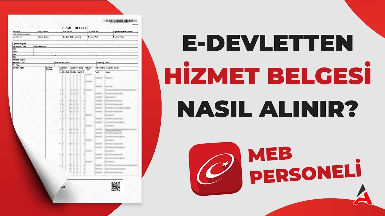 Adım Adım E-Devlet'ten Hizmet Belgesi Alma Rehberi