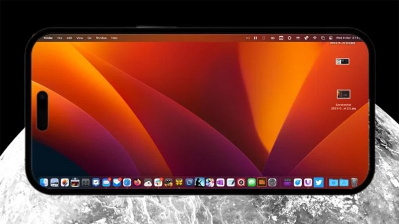 iPhone 15 Pro, Monitöre Bağlandı ve Masaüstü Bilgisayar Oldu